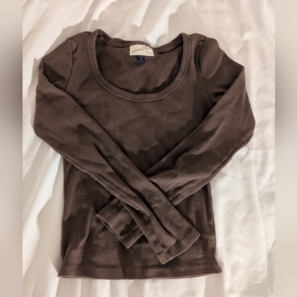 UT Ribbed Knit Sweater